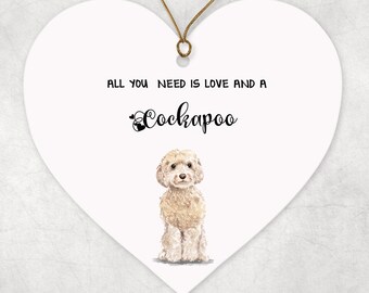 Cockapoo Pewter Motif Slate Clock Mother Father Leaving Christmas Gift Cockapoo Pewter Motif Slate Clock Mother Father Leaving Christmas Gift