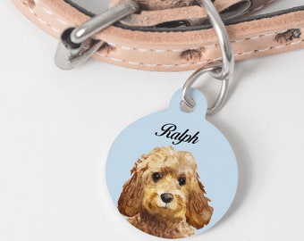 cockapoo dog tag