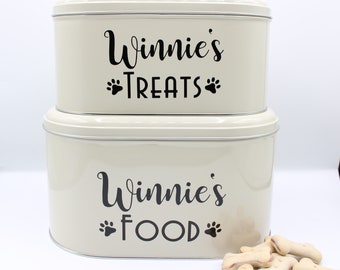 dog food tin and scoop