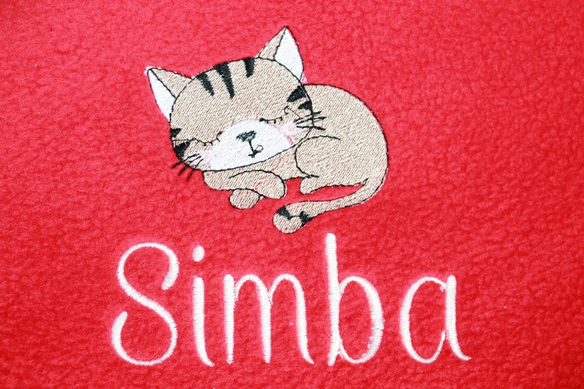 Personalised Cat Blanket Kitten Blanket Cat Throw Custom Etsy UK