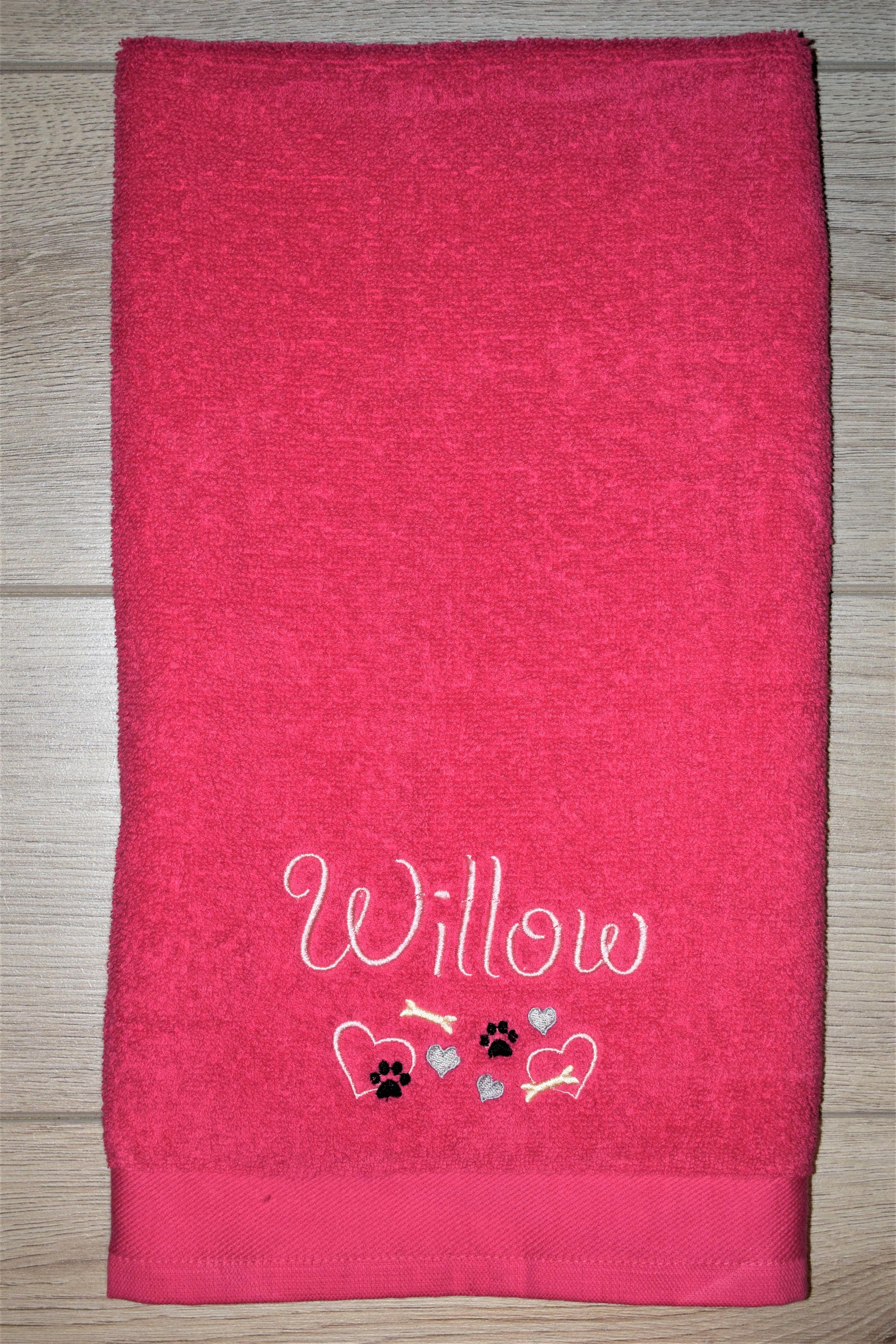 Personalised Dog Towel Dog Bath Towel Pet Towel Etsy