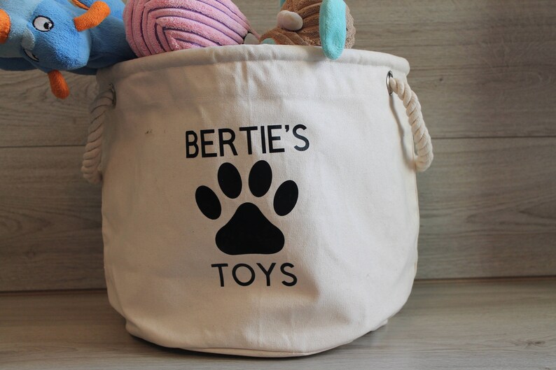 basket for dog toys amazon