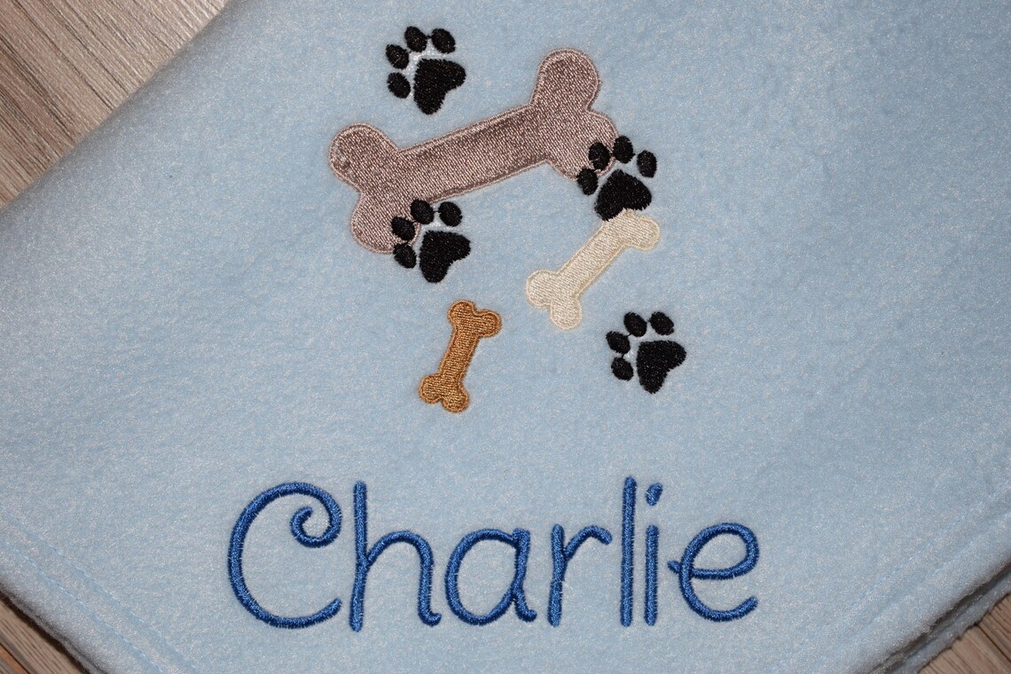 Personalised Dog Blanket Puppy Blanket Dog Throw Custom Etsy UK