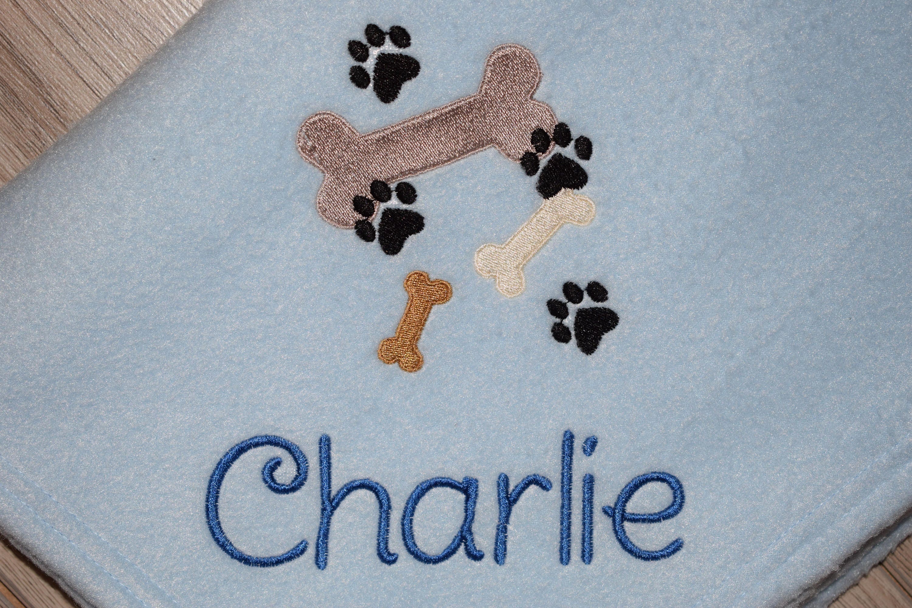 Personalised Dog Blanket Puppy Blanket Dog Throw Custom Etsy UK