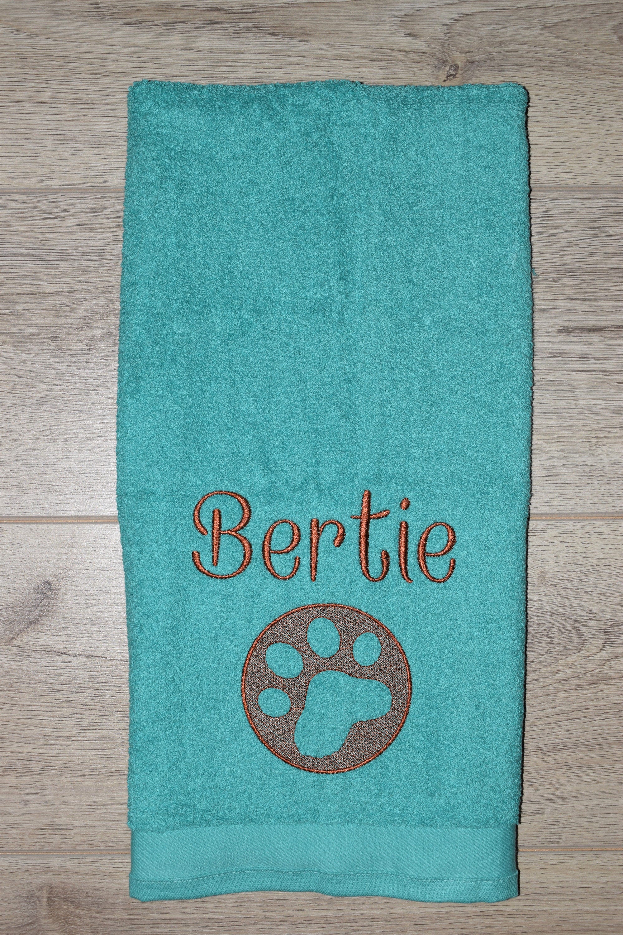 Personalised Dog Towel Large Dog Bath Towel Pet Towel Etsy UK