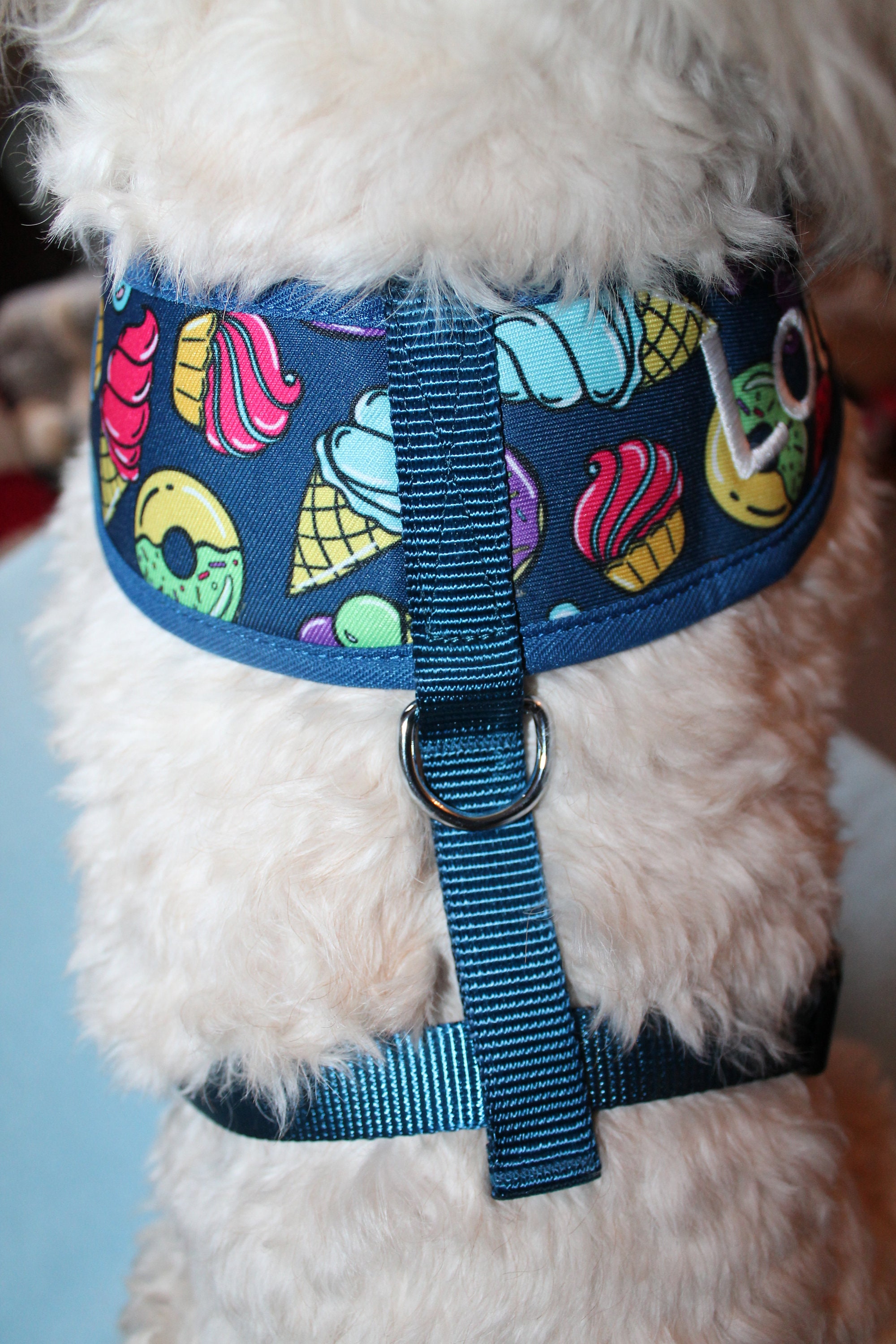 Personalised Dog Harness Custom Dog Harness Embroidered Name Etsy