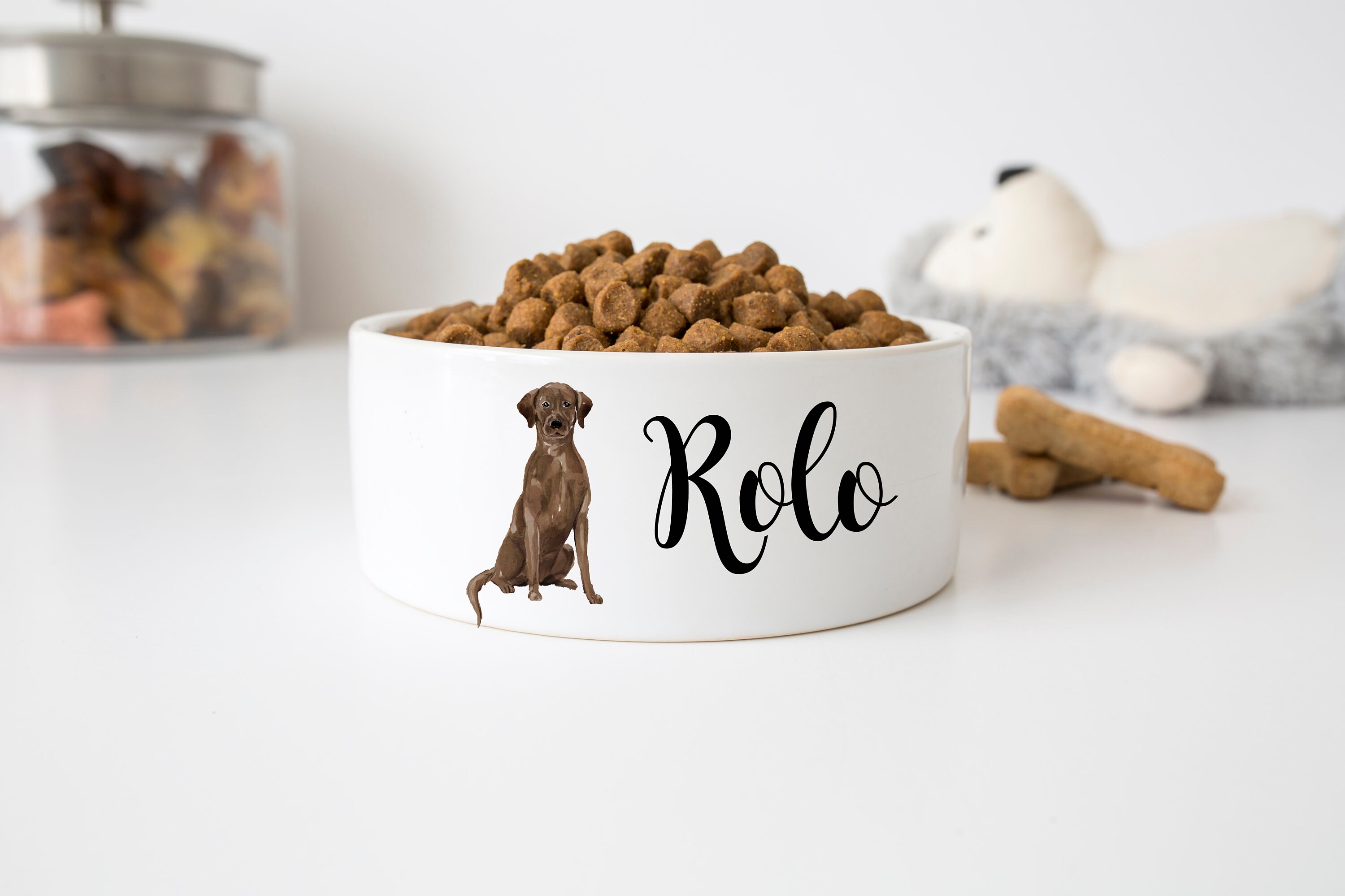 Bol Personnalisé De Chien De Labrador Chocolat Bol De Chien - Etsy Canada