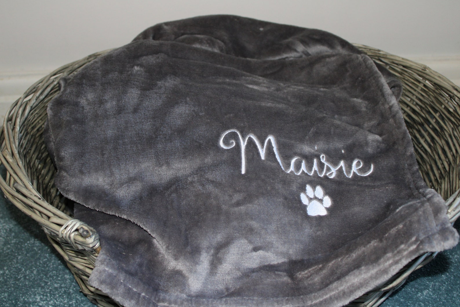 Personalised Dog Blanket Fleece 5 Colours Dog Blanket Etsy UK