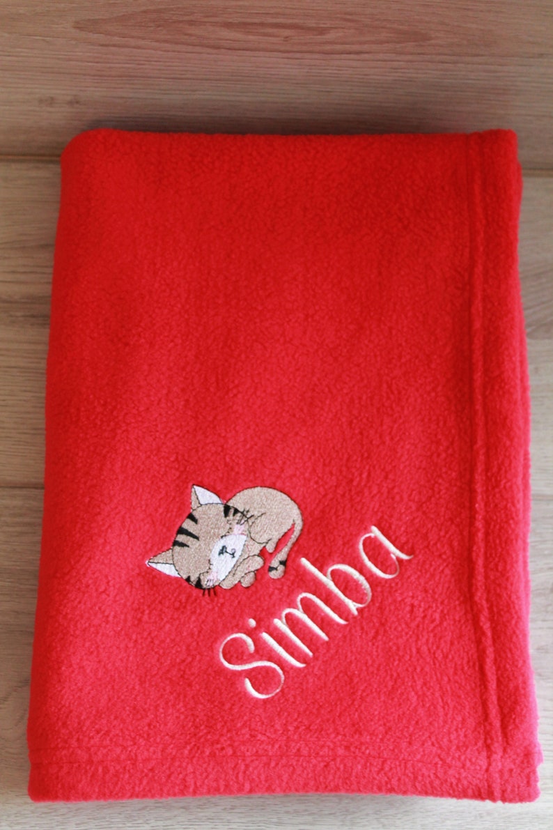 Personalised Cat Blanket Kitten Blanket Cat Throw Custom Etsy
