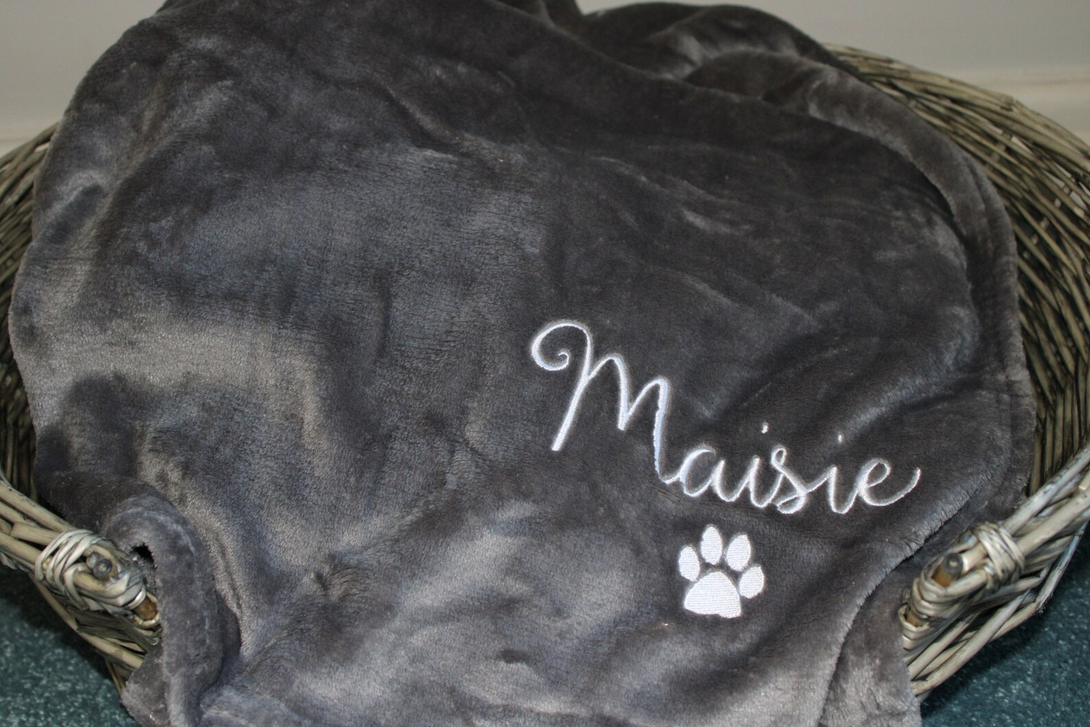 Personalised Dog Blanket Fleece 5 Colours Dog Blanket Etsy UK