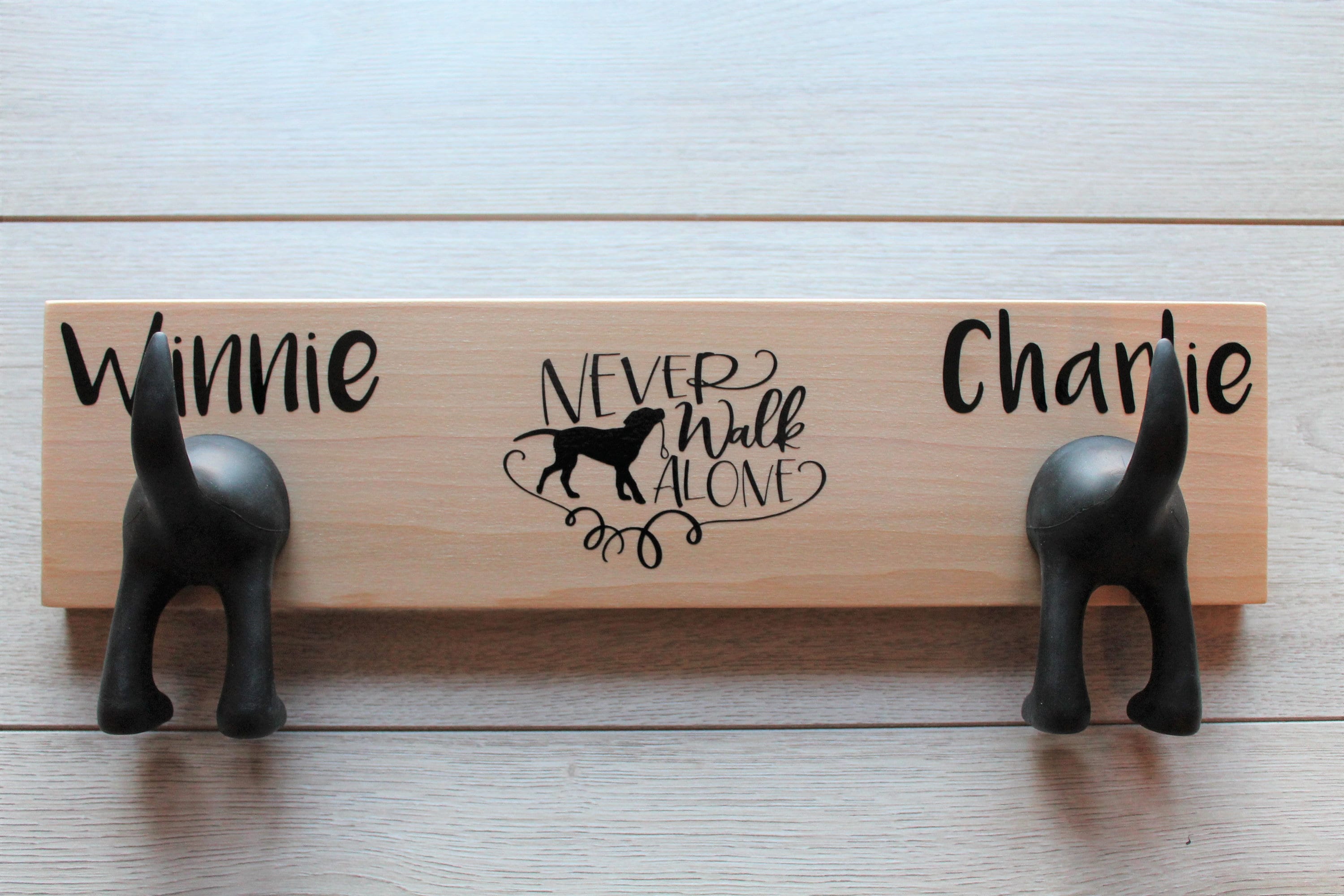 personalised dog lead hooks