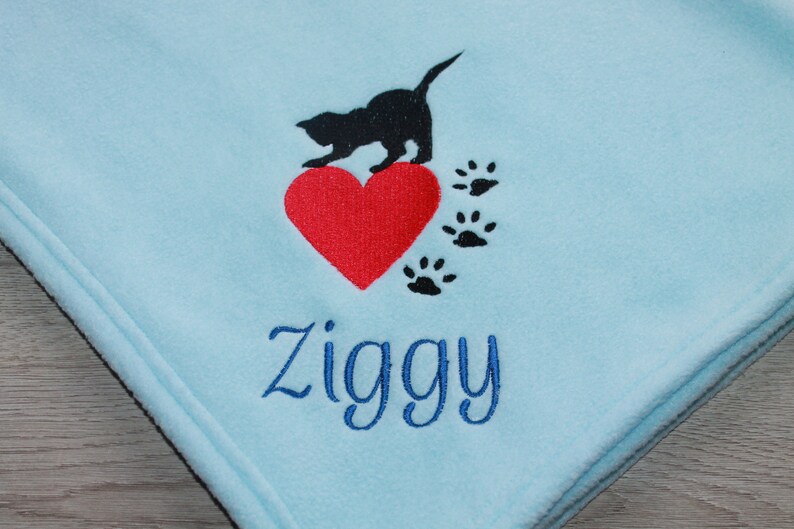 Personalised Cat Blanket Kitten Blanket Cat Throw Custom Etsy UK