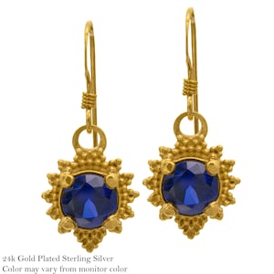 Officially Licensed Moiraine’s Kesiera Earrings - The Wheel of Time, 24k Gold Plated Sterling Silver or Brass Dangle Earrings