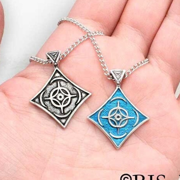 Cosmere Symbol Necklace or Bracelet; Mistborn, Stormlight Archive, & Elantris Jewelry; Sterling Silver or Bronze Charm, Free US Shipping