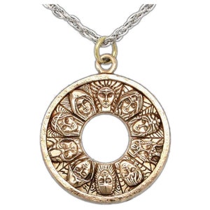 Vorin Heralds Pendant from Brandon Sanderson's The Stormlight Archive Series, Bronze Knights Radiant Necklace, Licensed Way of Kings Jewelry