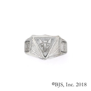 Institute Ring for House Mars from the Red Rising series by Pierce Brown, Sterling Silver House Mars Ring, Sizes 6 13.5, Free US Shipping Polished Silver