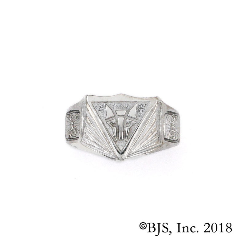 Institute Ring for House Mars from the Red Rising series by Pierce Brown, Sterling Silver House Mars Ring, Sizes 6 13.5, Free US Shipping Polished Silver