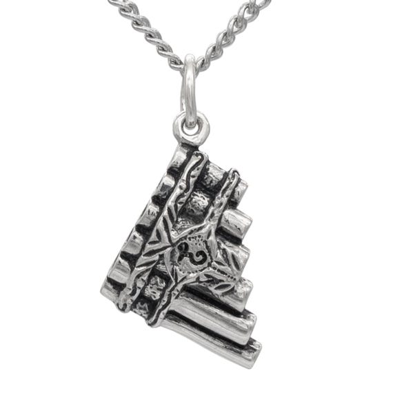 SIRISIRI チャームThe Day of the Wind AMULET Eolian Talent Pipes™ Necklace From Patrick Rothfuss
