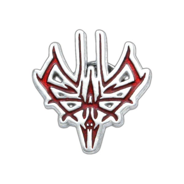 Shash Glyph Lapel Pin from Brandon Sanderson's The Stormlight Archive Series, Silver/Bronze Lightweaver Pin, Licensed Way of Kings Jewelry