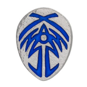 Bridge Four® Badge Pin from Brandon Sanderson&#39;s The Stormlight Archive Series, Silver and Bronze Bridgemen Pin, Officially Licensed