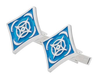 Cosmere® Cufflinks - Sterling Silver - Official Brandon Sanderson Mistborn® Stormlight Archive® Elantris Warbreaker® Jewelry