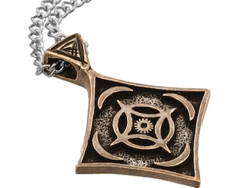 Cosmere® Necklace: Bronze or Sterling Silver Official Brandon Sanderson Jewelry