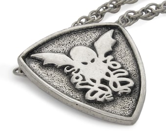 Solid 925 Sterling Silver Mythic Cthulhu by Oberon Zell Pendant 