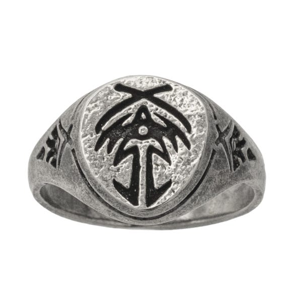 邦楽 ZARD WEZARD Memorial Ring Charm Bridge Four® Signet Ring - Small Sigil -officially Licensed