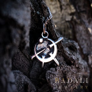 Mistborn Allomancer Necklaces, Officially Licensed with Brandon Sanderson, Your Choice of Allomantic Metal Symbols, Sterling Silver Pendants