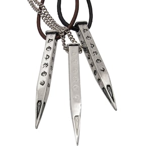 Hemalurgy Spike Necklace inspired by Brandon Sanderson&#39;s Mistborn series, Officially Licensed Sterling Silver Hemalurgic Pendant, Cosmere