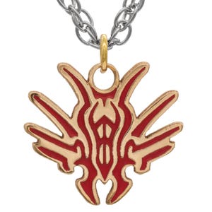 Chach Glyph from Brandon Sanderson&#39;s The Stormlight Archive Series, Bronze Dustbringers Necklace or Key Chain, Licensed Way of Kings Jewelry