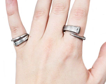 Hemalurgy Spike Ring, Sterling Silver Mistborn Ring Officiellement sous licence avec Brandon Sanderson, Tailles 6-13, Livraison gratuite aux États-Unis