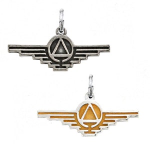Gold Society Charm, Officially Licensed Red Rising Jewelry with Pierce Brown, Sterling Silver Gold Symbol Charms, Includes Free US Shipping