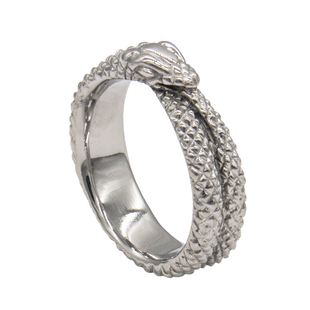 Bague Serpent, Bague Serpent Reptile Pour Hommes, Bague Serpent Viking Nordique Bijoux Serpent