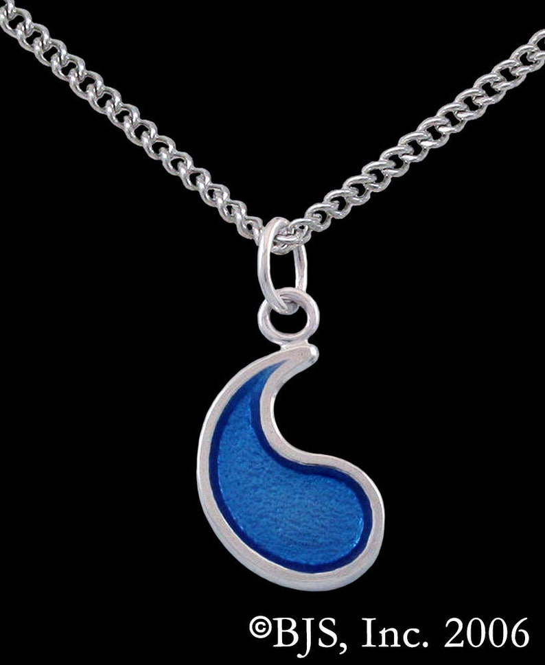 Sterling Silver Flame Of Tar Valon Necklace Enameled In Ajah Etsy