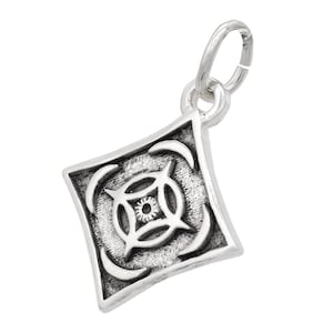 Cosmere® SMALL Charm - Sterling Silver - Official Brandon Sanderson Mistborn® Stormlight Archive® Elantris Warbreaker® Jewelry