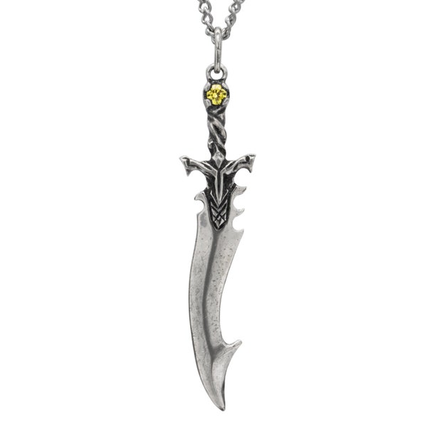 Oathbringer Shardblade Pendant from Brandon Sanderson's The Stormlight Archive Series, Heliodor Sword, Licensed Way of Kings Jewelry