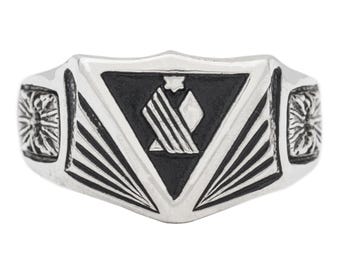 House Minerva Ring: Official Red Rising Jewelry, Sterling Silver