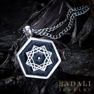 Elantris Aon Pendants, Officially Licensed with Brandon Sanderson, Choice of Aon Symbol, Sterling Silver Korathi Necklaces, Free US Shipping image 1