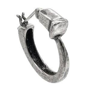 Vin's Earring from Brandon Sanderson's Mistborn Series, Hoop or Gauge Style, Officially Licensed Sterling Silver Earrings, Free US Shipping