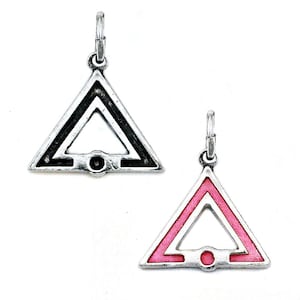 Pink Society Charm: Official Red Rising Jewelry, Sterling Silver