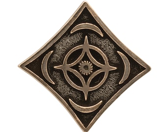Cosmere® Pin - Bronze/Sterling Silver - Lapel/Tie Tack - Official Brandon Sanderson Mistborn® Stormlight Archive® Elantris Warbreaker®