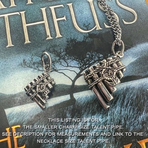 Eolian Talent Pipes™ SMALL CHARM from Patrick Rothfuss' Kingkiller Chronicle series, Officially licensed Name of the Wind Jewelry image 5