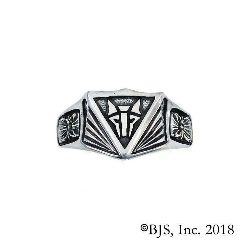 Institute Ring for House Mars from the Red Rising series by Pierce Brown, Sterling Silver House Mars Ring, Sizes 6 13.5, Free US Shipping Antiqued Silver