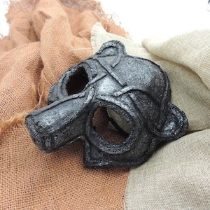 Skull Mask Ram - made to order - goat horror creepy gothic barbarian dark tribal shaman LARP cosplay macabre theater animal skull ram horns