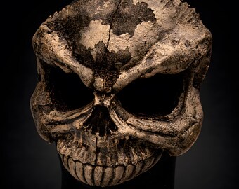 Skull Half Mask Horror – Flexible Polyurethane Custom Color Finish