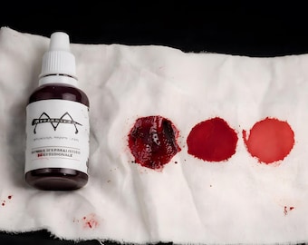 Sangue Finto Commestibile – Fake Blood Cosmetico per Trucco FX, Cosplay Horror, Halloween e LARP