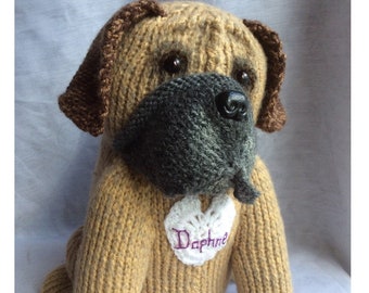 mastiff stuffed animal toy