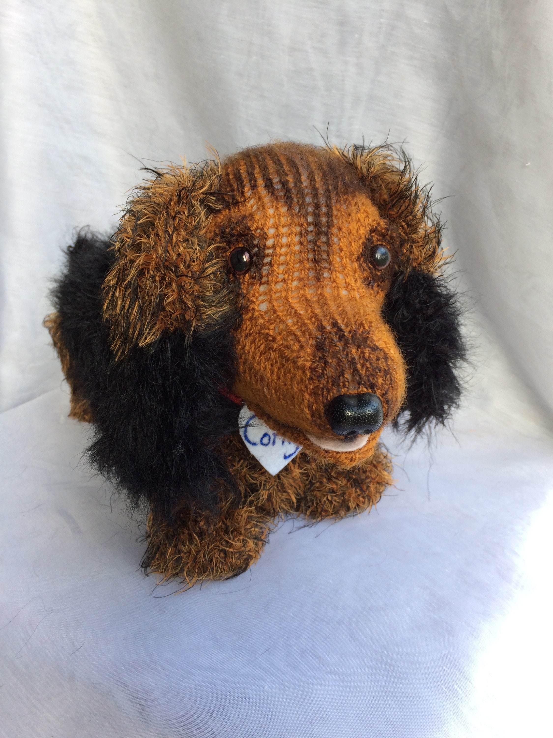 Miniature dachshund top stuffed animal