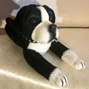 Boxer dog plushie, boxer dog lovers gift, dog lovers gift, boxer dog gifts, boxer dog soft toy, boxerdog memorial, dog memorial, pet loss image 17